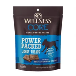 Wellness CORE Power Packed Venison Grain-Free Jerky Dog Treats