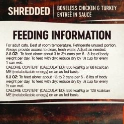 Wellness CORE Signature Selects Shredded Boneless Chicken & Turkey Entree in Sauce Grain-Free Canned Cat Food -Wellness CORE || Caitec Sales 2022 119718 PT5. SY630 V1594911392