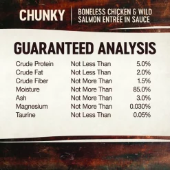 Wellness CORE Signature Selects Chunky Boneless Chicken & Wild Salmon Entree in Sauce Grain-Free Canned Cat Food -Wellness CORE || Caitec Sales 2022 119731 PT6. SY630 V1621988015