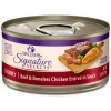 Wellness CORE Signature Selects Chunky Beef & Boneless Chicken Entree in Sauce Grain-Free Canned Cat Food -Wellness CORE || Caitec Sales 2022 119738 MAIN. SY630 V1621985340