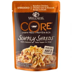 Wellness CORE Simply Shreds Chicken & Broccoli Wet Dog Food Topper