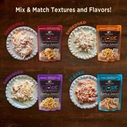 Wellness CORE Simply Shreds Chicken & Broccoli Wet Dog Food Topper -Wellness CORE || Caitec Sales 2022 120805 PT3. SY630 V1613573199