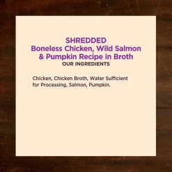 Wellness CORE Simply Shreds Chicken, Salmon & Pumpkin Wet Dog Food Topper -Wellness CORE || Caitec Sales 2022 120807 PT4. SY630 V1613572648