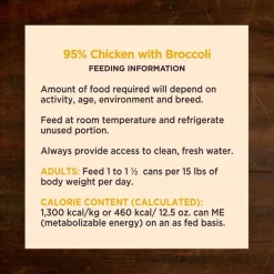 Wellness CORE 95% Grain-Free Chicken & Broccoli Canned Dog Food -Wellness CORE || Caitec Sales 2022 120811 PT5. SY630 V1613572613