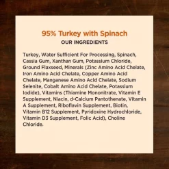 Wellness CORE 95% Grain-Free Turkey & Spinach Canned Dog Food -Wellness CORE || Caitec Sales 2022 120813 PT3. SY630 V1613572644