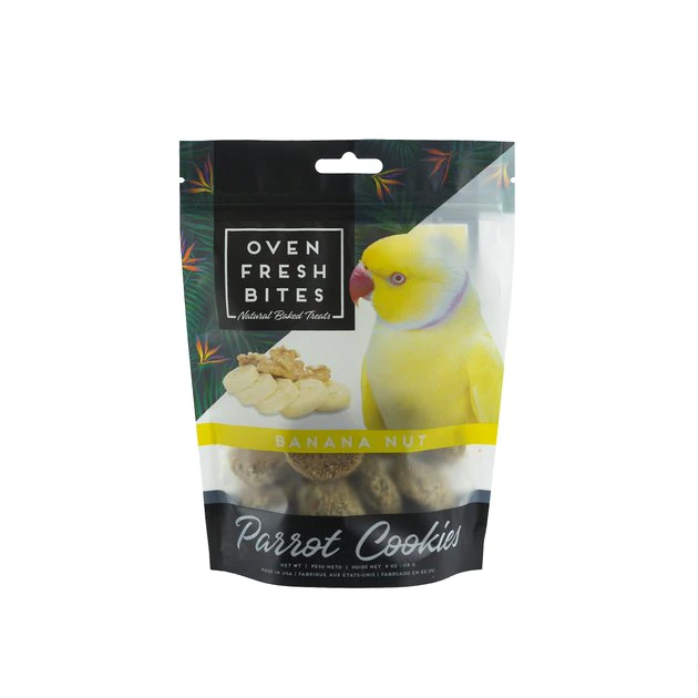 Caitec Oven Fresh Bites Baked Birdie Munchies Banana Nut Cookies Parrot Treats, 4-oz bag 3 Caitec Oven Fresh Bites Baked Birdie Munchies Banana Nut Cookies Parrot Treats, 4-oz bag