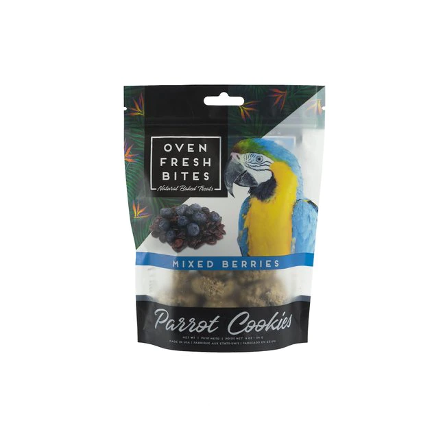Caitec Oven Fresh Bites Mixed Berries Cookies Parrot Treats, 4-oz bag 3 Caitec Oven Fresh Bites Mixed Berries Cookies Parrot Treats, 4-oz bag