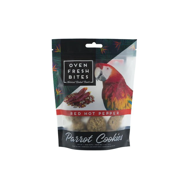 Caitec Oven Fresh Bites Red Hot Pepper Parrot Treats, 4-oz bag 3 Caitec Oven Fresh Bites Red Hot Pepper Parrot Treats, 4-oz bag