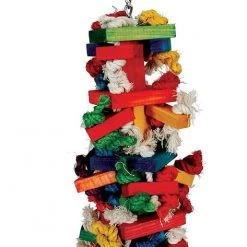 Caitec Featherland Paradise Knots N Blocks Bird Toy