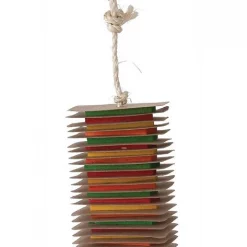 Caitec Featherland Paradise Chipboard & Wood Slats Bird Toy, Medium