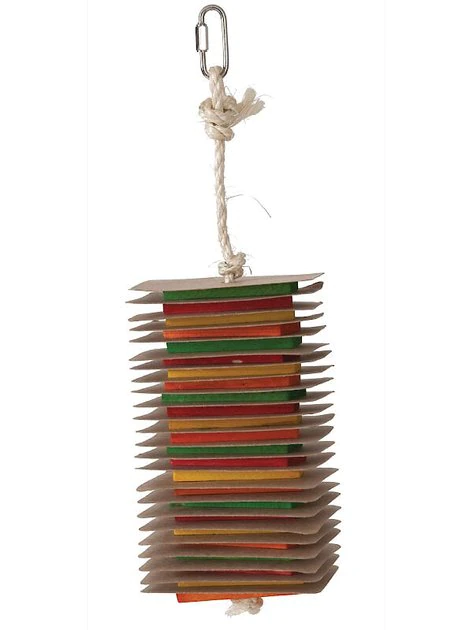 Caitec Featherland Paradise Chipboard & Wood Slats Bird Toy, Medium 3 Caitec Featherland Paradise Chipboard & Wood Slats Bird Toy, Medium