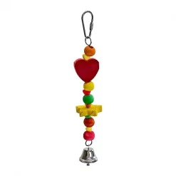 Caitec Featherland Paradise Balls & Hearts Bird Toy