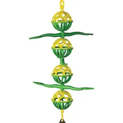 Caitec Featherland Paradise Lattice Ball, Perch & Bell Bird Toy