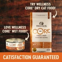 Wellness Complete Health Kitten Formula Grain-Free Canned Food + CORE Natural Grain-Free Turkey & Chicken Liver Pate Canned Kitten Food -Wellness CORE || Caitec Sales 2022 294276 PT8. SY630 V1621990361