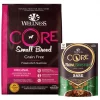 Wellness CORE Grain-Free Small Breed Turkey & Chicken Recipe Dry Dog Food, 12-lb bag + Wellness CORE Bowl Boosters Bare Turkey Freeze-Dried Dog Food Mixer or Topper, 4-oz bag -Wellness CORE || Caitec Sales 2022 298700 MAIN. SY630 V1621301560