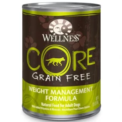 Wellness CORE Grain-Free Reduced Fat Formula Dry Dog Food, 26-lb bag + Wellness CORE Grain-Free Weight Management Formula Canned Dog Food, 12.5-oz, case of 12 -Wellness CORE || Caitec Sales 2022 298708 PT6. SY630 V1621983443
