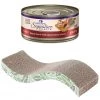 Wellness||Frisco Wellness CORE Signature Selects Flaked Skipjack Tuna & Wild Salmon Entree in Broth Grain-Free Canned Cat Food, 5.3-oz, case of 12 + Frisco Wave Cat Scratcher Toy with Catnip, Tropical Palms