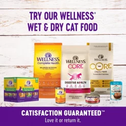 Wellness Kittles Grain-Free Salmon & Cranberries Recipe Crunchy Cat Treats, 6-oz bag + Wellness CORE Natural Grain-Free Turkey & Chicken Liver Pate Canned Kitten Food, 3-oz, case of 12 -Wellness CORE || Caitec Sales 2022 298726 PT8. SY630 V1621983448