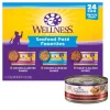 Wellness Seafood Pate Favorites Canned Cat Food, 3-oz, case of 24 + Wellness CORE Signature Selects Flaked Skipjack Tuna & Wild Salmon Entree in Broth Grain-Free Canned Cat Food, 5.3-oz, case of 12 -Wellness CORE || Caitec Sales 2022 298732 MAIN. SY630 V1621296757