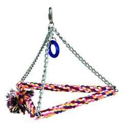 Caitec Featherland Paradise Cotton Pyramid Swing Bird Toy