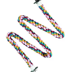 Caitec Featherland Paradise Cotton Zig Zag Perch Bird Toy