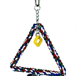 Caitec Featherland Paradise Triangle Cotton Swing Bird Toy