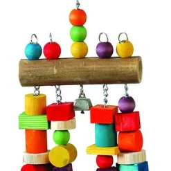 Caitec Featherland Paradise Bamboo Log Bird Toy