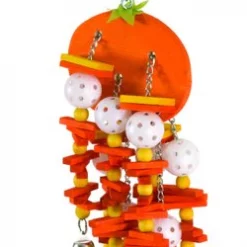 Caitec Featherland Paradise Orange Bird Toy