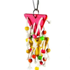 Caitec Featherland Paradise Double Beaded Triangle Bird Toy