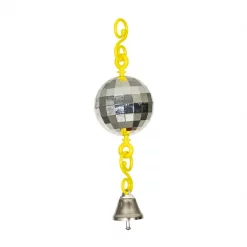 Caitec Featherland Paradise Plastic Disco Ball Toy Bird Toy