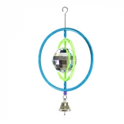 Caitec Featherland Paradise Orbital Disco Ball Bird Toy