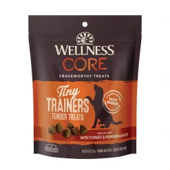 Wellness CORE Tiny Trainers Tender Turkey & Pomegranate Dog Treats, 6-oz bag, 6-oz bag