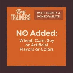 Wellness CORE Tiny Trainers Tender Turkey & Pomegranate Dog Treats, 6-oz bag, 6-oz bag -Wellness CORE || Caitec Sales 2022 352527 PT8. SY630 V1641482782