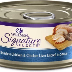 Wellness CORE Grain-Free Original Formula Dry Food + Signature Selects Shredded Boneless Chicken & Chicken Liver Entree in Sauce Grain-Free Canned Cat Food -Wellness CORE || Caitec Sales 2022 353442 PT5. SY630 V1639524102