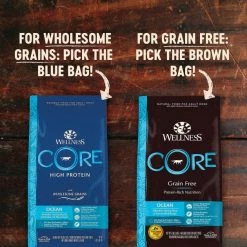 Wellness CORE Ocean Whitefish, Herring & Salmon Recipe Dry Dog Food + Bowl Boosters Tender Whitefish & Salmon Recipe Food Mixer or Topper -Wellness CORE || Caitec Sales 2022 367527 PT4. SY630 V1644449222