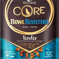 Wellness CORE Ocean Whitefish, Herring & Salmon Recipe Dry Dog Food + Bowl Boosters Tender Whitefish & Salmon Recipe Food Mixer or Topper -Wellness CORE || Caitec Sales 2022 367527 PT5. SY630 V1644465132