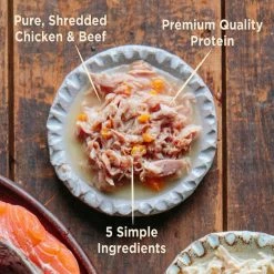 Wellness CORE Simply Shreds Chicken, Beef & Carrots + Chicken, Salmon & Pumpkin Wet Dog Food Topper -Wellness CORE || Caitec Sales 2022 367552 PT2. SY630 V1644451382