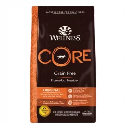 Wellness CORE Grain-Free Original Deboned Turkey, Turkey Meal & Chicken Meal Recipe Dry Dog Food