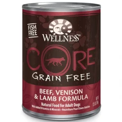 Wellness CORE Grain-Free Beef, Venison & Lamb Formula Canned Dog Food