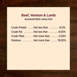 Wellness CORE Grain-Free Beef, Venison & Lamb Formula Canned Dog Food -Wellness CORE || Caitec Sales 2022 52021 PT5. SY630 V1612807887