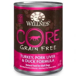 Wellness CORE Grain-Free Turkey, Pork Liver & Duck Formula Canned Dog Food
