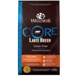 Wellness CORE Grain-Free Large Breed Chicken & Turkey Recipe Dry Dog Food