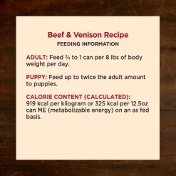 Wellness CORE Grain-Free Hearty Cuts in Gravy Beef & Venison Recipe Canned Dog Food -Wellness CORE || Caitec Sales 2022 95665 PT5. SY630 V1613572900