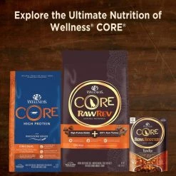Wellness CORE Hearty Cuts in Gravy Chicken & Turkey Recipe Grain-Free Canned Dog Food -Wellness CORE || Caitec Sales 2022 95667 PT6. SY630 V1613572683