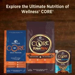 Wellness CORE Hearty Cuts in Gravy Whitefish & Salmon Recipe Grain-Free Canned Dog Food -Wellness CORE || Caitec Sales 2022 95671 PT6. SY630 V1613572913