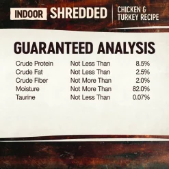 Wellness CORE Grain-Free Hearty Cuts in Gravy Indoor Shredded Chicken & Turkey Recipe Canned Cat Food -Wellness CORE || Caitec Sales 2022 95706 PT5. SY630 V1605837109