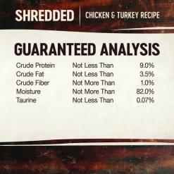 Wellness CORE Grain-Free Hearty Cuts in Gravy Shredded Chicken & Turkey Recipe Canned Cat Food -Wellness CORE || Caitec Sales 2022 95710 PT4. SY630 V1595366156
