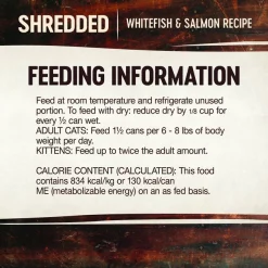 Wellness CORE Grain-Free Hearty Cuts in Gravy Shredded Whitefish & Salmon Recipe Canned Cat Food -Wellness CORE || Caitec Sales 2022 95712 PT6. SY630 V1605826910
